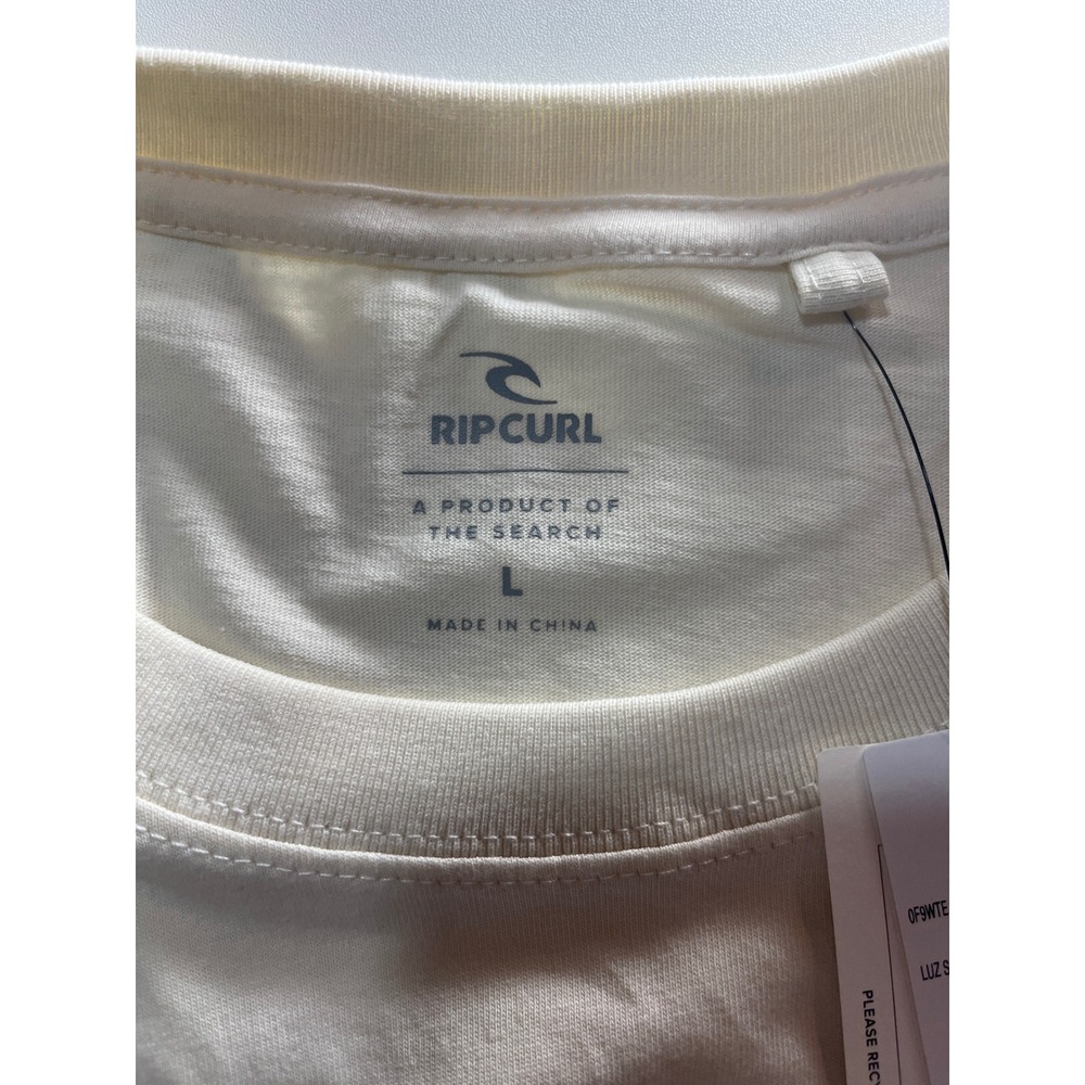 Rip Curl Luz Solar Heritage Tee Cream Snake‎ Sun Graphic Size L - Picture 6 of 6